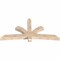 Ekena Millwork Davenport Smooth Timber Gable Bracket, Douglas Fir, 84"W x 42"H x 5 1/2"D x 5 1/2"F, 12/12 Pitch GBW084X42X0606DAV00SDF - alternate 4